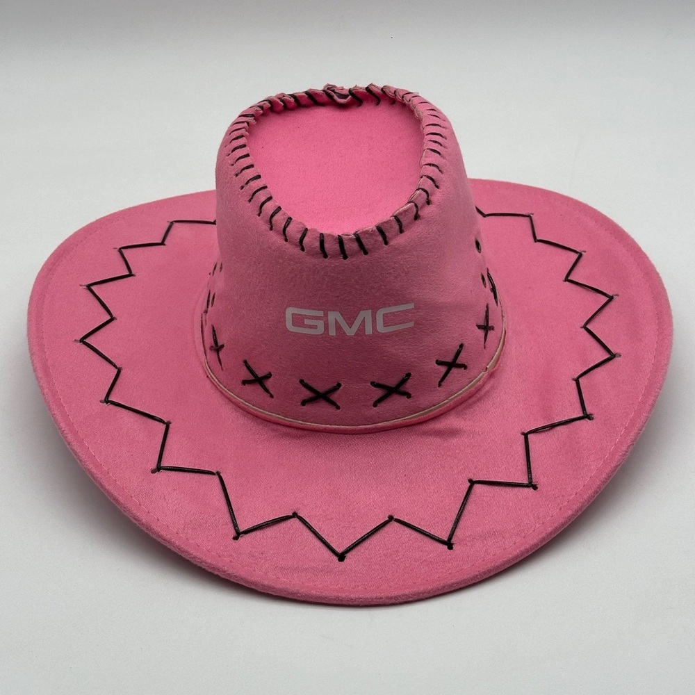 Mens Women Hats Sun Shield‎ Cowboy Cowgirl Adult Hat Felt Whipstitched GMC Pink